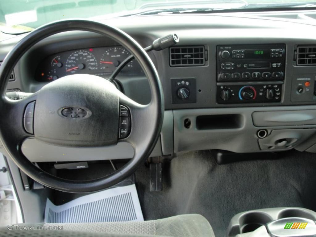 2003 F250 Super Duty FX4 SuperCab 4x4 - Oxford White / Medium Flint Grey photo #36