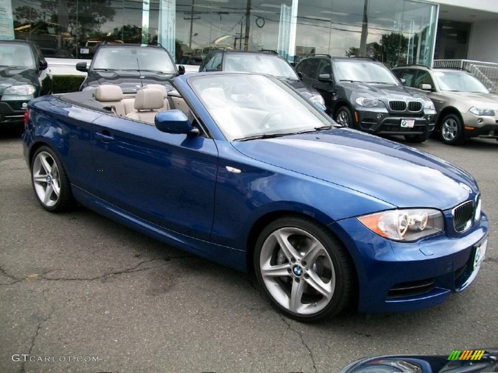 Montego Blue Metallic 2010 BMW 1 Series 135i Convertible Exterior Photo #37991537