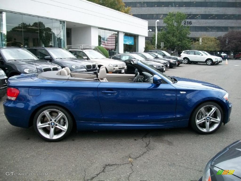 Montego Blue Metallic 2010 BMW 1 Series 135i Convertible Exterior Photo #37991561