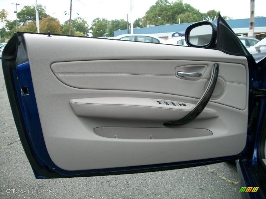 Taupe Interior 2010 BMW 1 Series 135i Convertible Photo #37991649