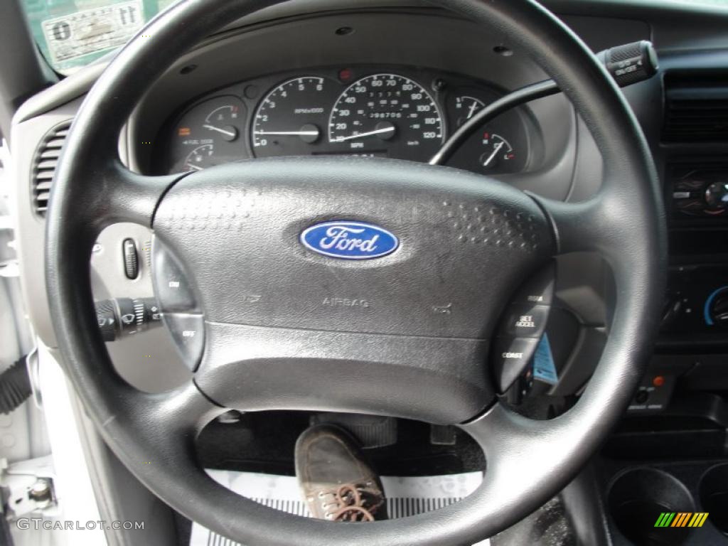 2003 Ford Ranger Edge SuperCab Dark Graphite Steering Wheel Photo #37992221
