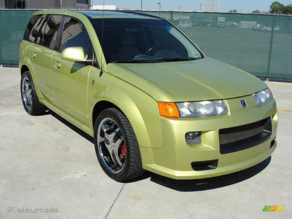 2004 VUE Red Line AWD - Electric Lime / Tan photo #1
