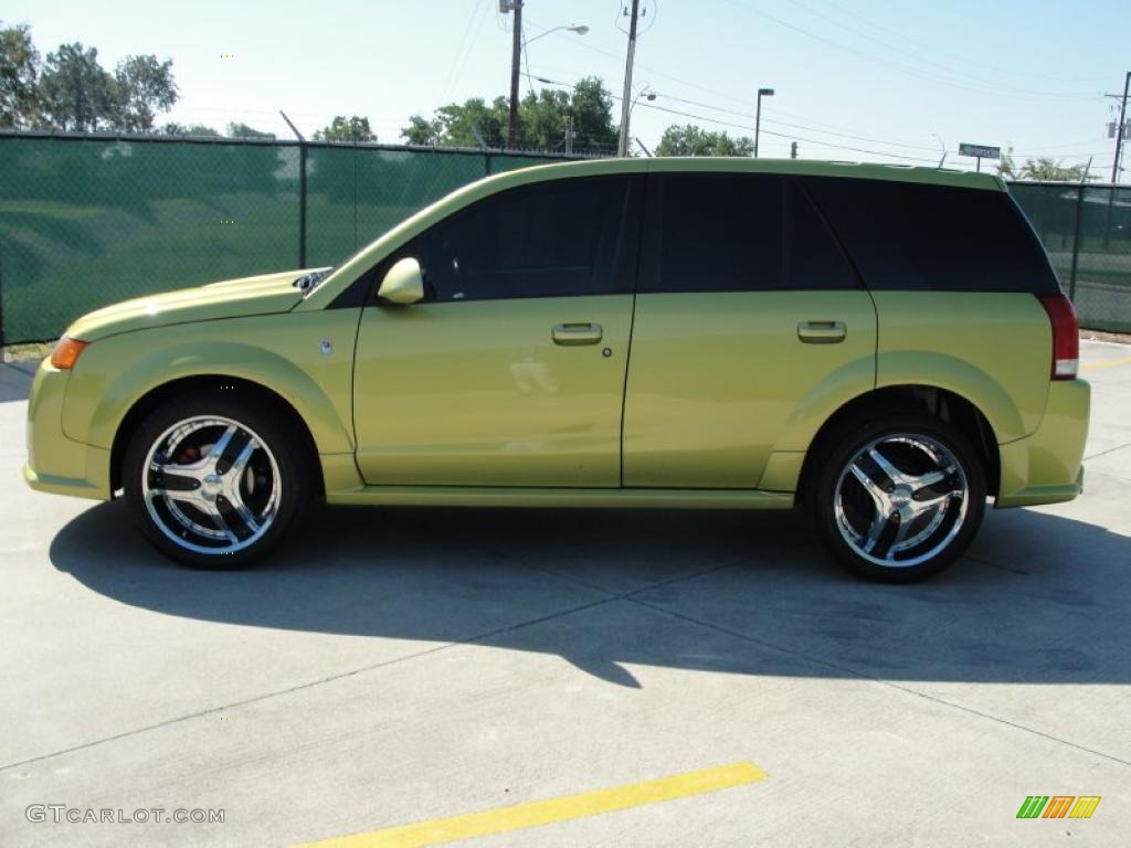 2004 VUE Red Line AWD - Electric Lime / Tan photo #6