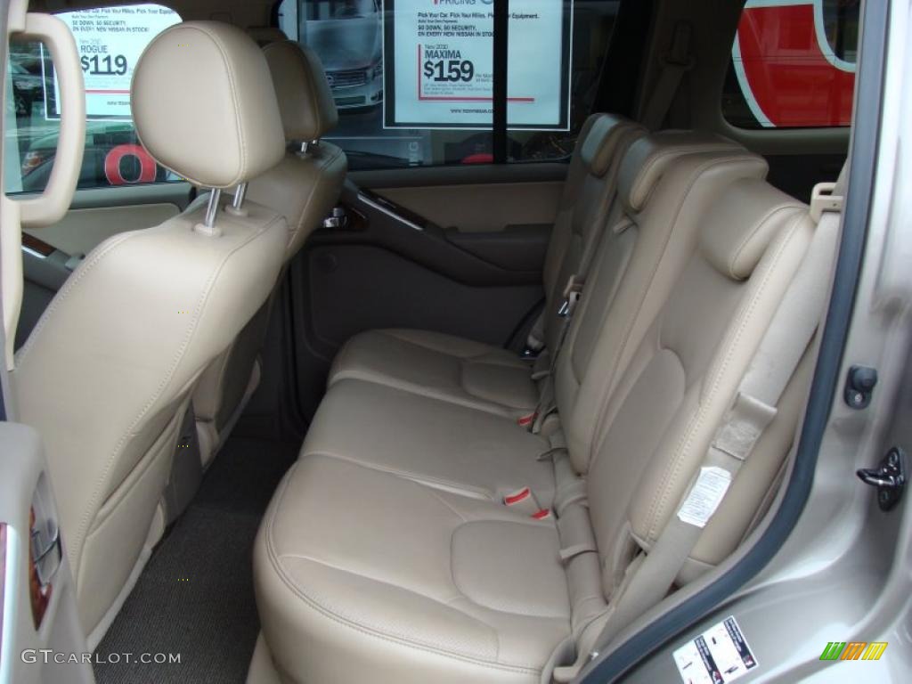 Cafe Latte Interior 2008 Nissan Pathfinder SE 4x4 Photo #37993249