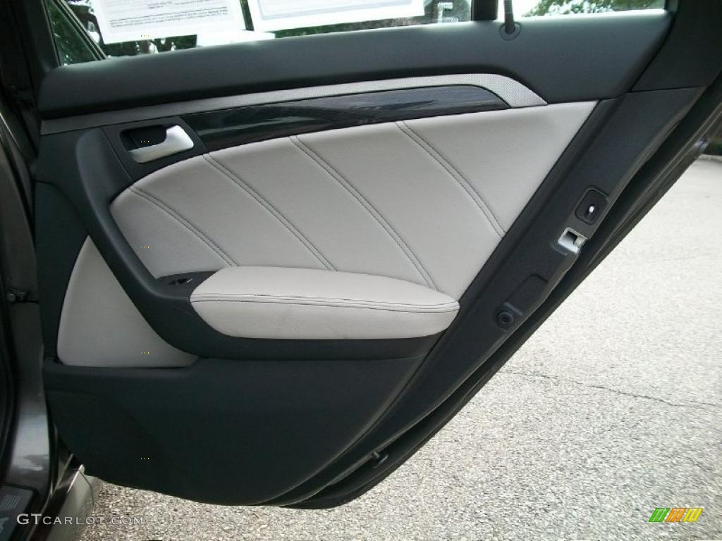 Taupe/Ebony Interior 2008 Acura TL 3.5 Type-S Photo #37995297