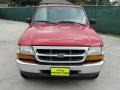 2000 Bright Red Ford Ranger XLT Regular Cab  photo #8