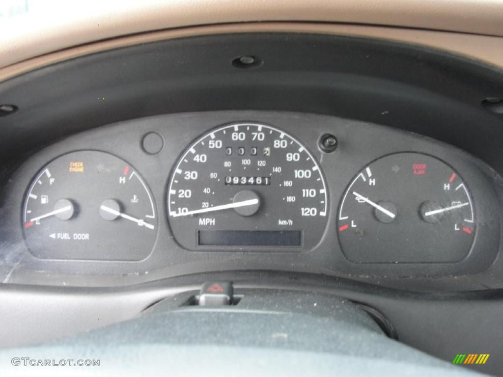 2000 Ford Ranger XLT Regular Cab Gauges Photo #37996133