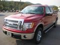 2010 Red Candy Metallic Ford F150 Lariat SuperCrew 4x4  photo #2