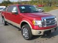 2010 Red Candy Metallic Ford F150 Lariat SuperCrew 4x4  photo #4