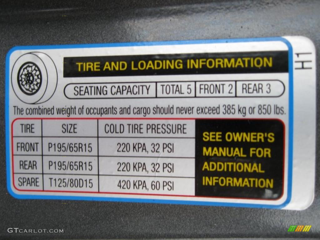2008 Hyundai Elantra GLS Sedan Info Tag Photo #37996765
