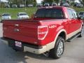 2010 Red Candy Metallic Ford F150 Lariat SuperCrew 4x4  photo #6