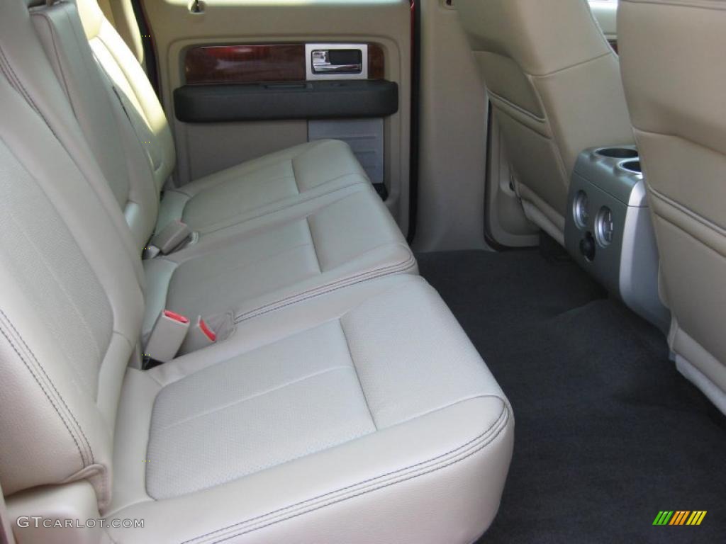 2010 F150 Lariat SuperCrew 4x4 - Red Candy Metallic / Tan photo #20