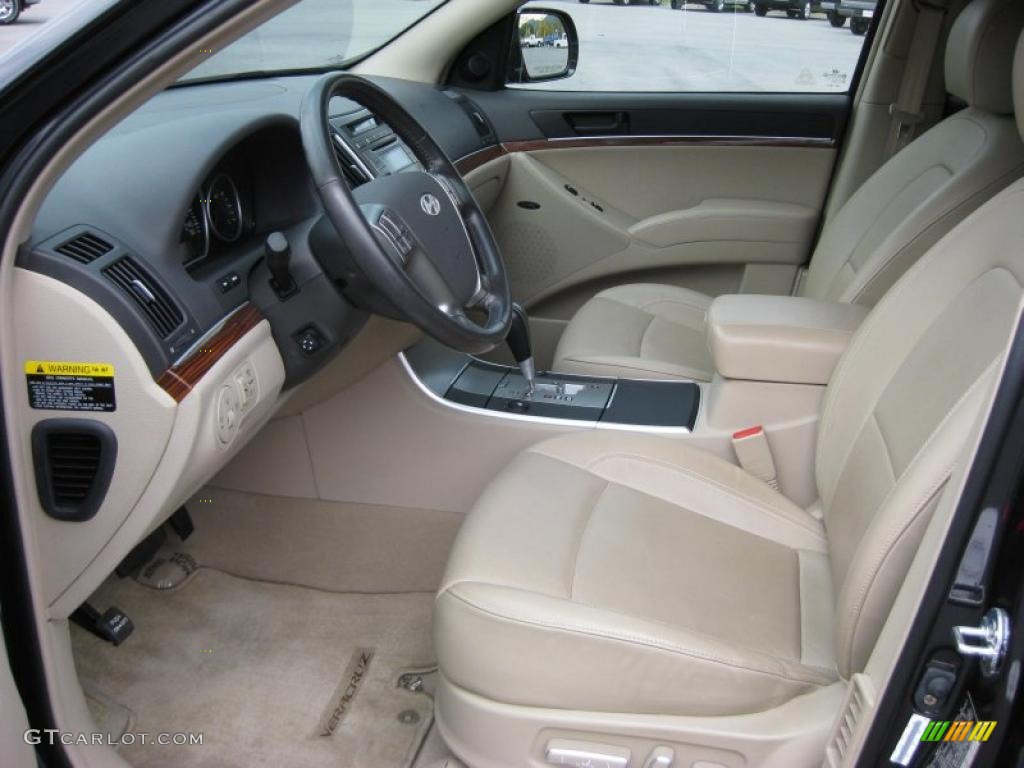 Beige Interior 2008 Hyundai Veracruz Limited AWD Photo #37997301