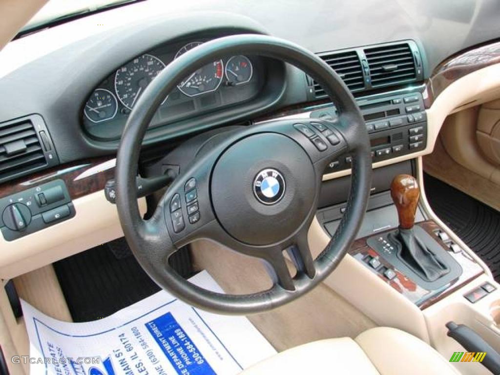 2001 3 Series 330i Coupe - Topaz Blue Metallic / Sand photo #8