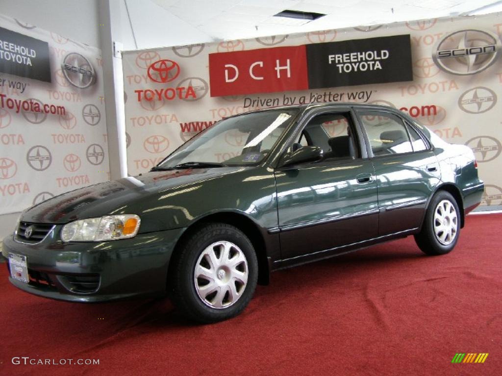 2002 Corolla LE - Woodland Pearl / Light Charcoal photo #1