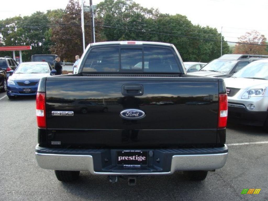 2004 F150 XLT SuperCab 4x4 - Black / Dark Flint photo #5