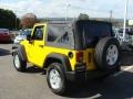 2009 Detonator Yellow Jeep Wrangler X 4x4  photo #4