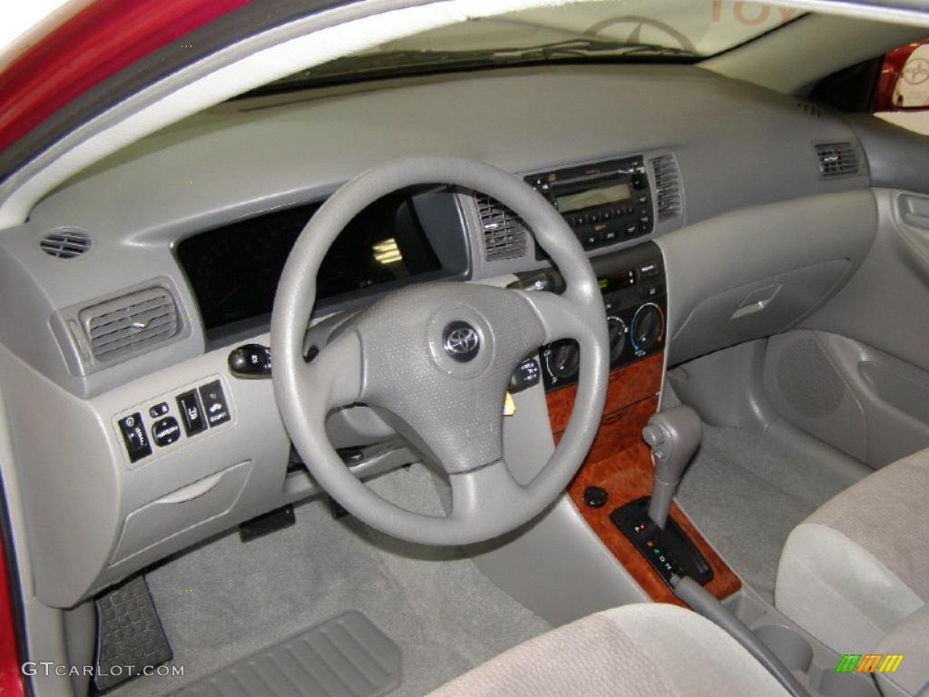 2008 Toyota Corolla LE Stone Dashboard Photo #38000922
