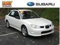 2007 Satin White Pearl Subaru Impreza 2.5i Wagon  photo #1