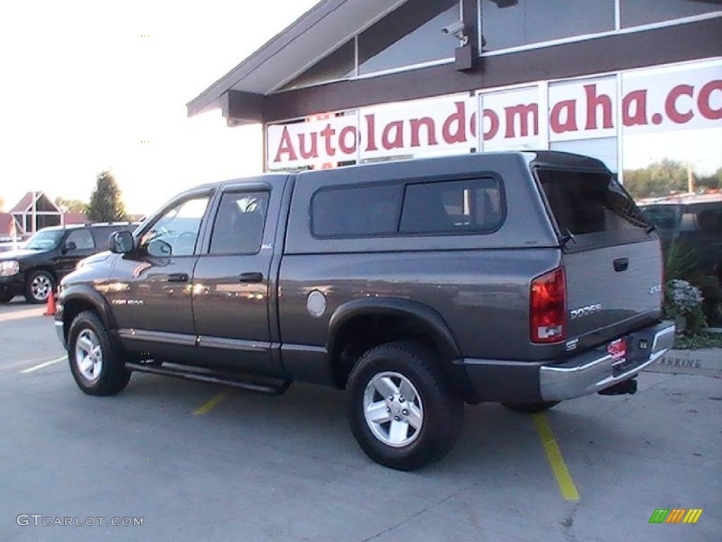 2002 Ram 1500 SLT Quad Cab 4x4 - Graphite Metallic / Dark Slate Gray photo #5