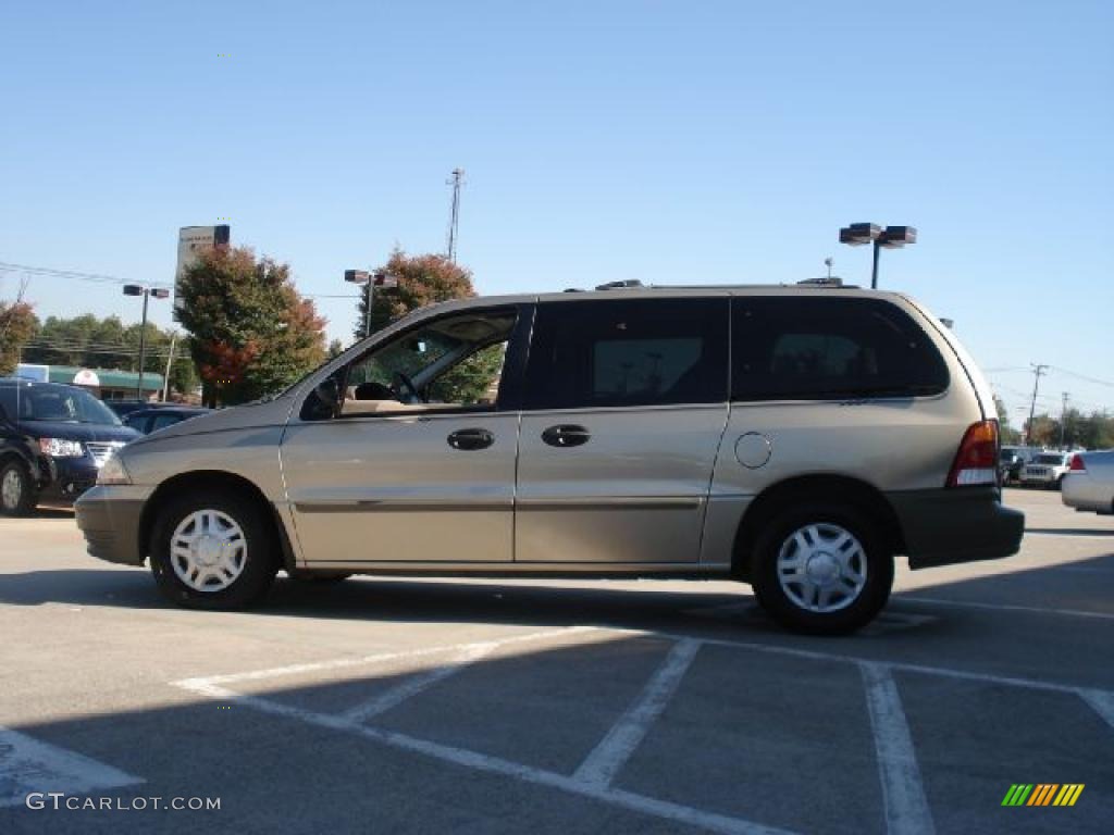 2000 Windstar LX - Harvest Gold Metallic / Medium Parchment photo #6