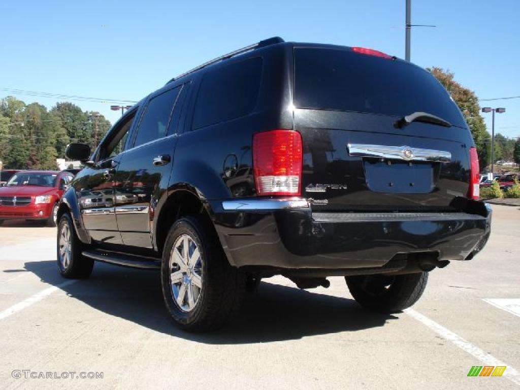 2008 Aspen Limited 4WD - Brilliant Black Crystal Pearl / Dark Slate Gray/Light Slate Gray photo #5