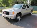 2007 Silver Birch Metallic GMC Sierra 1500 Z71 Crew Cab 4x4  photo #1