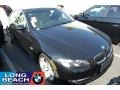 2007 Jet Black BMW 3 Series 335i Convertible  photo #1