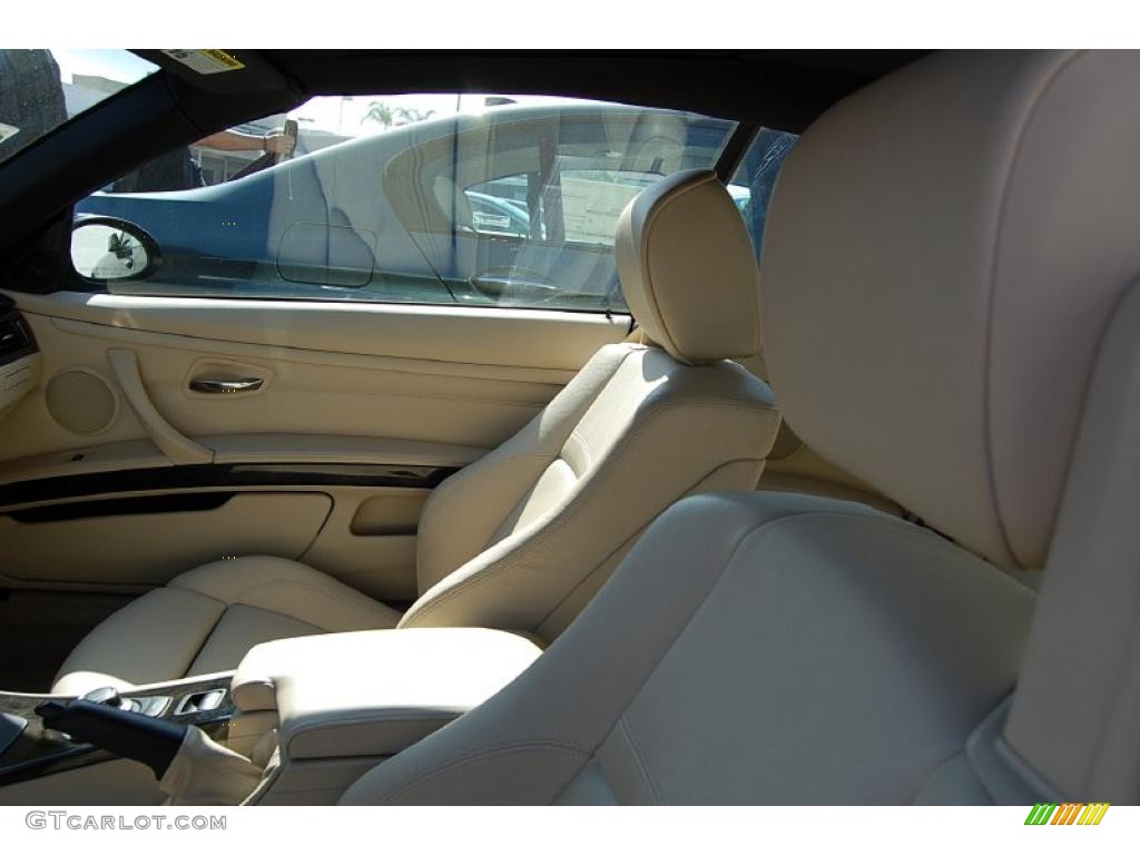 2007 3 Series 335i Convertible - Jet Black / Cream Beige photo #4