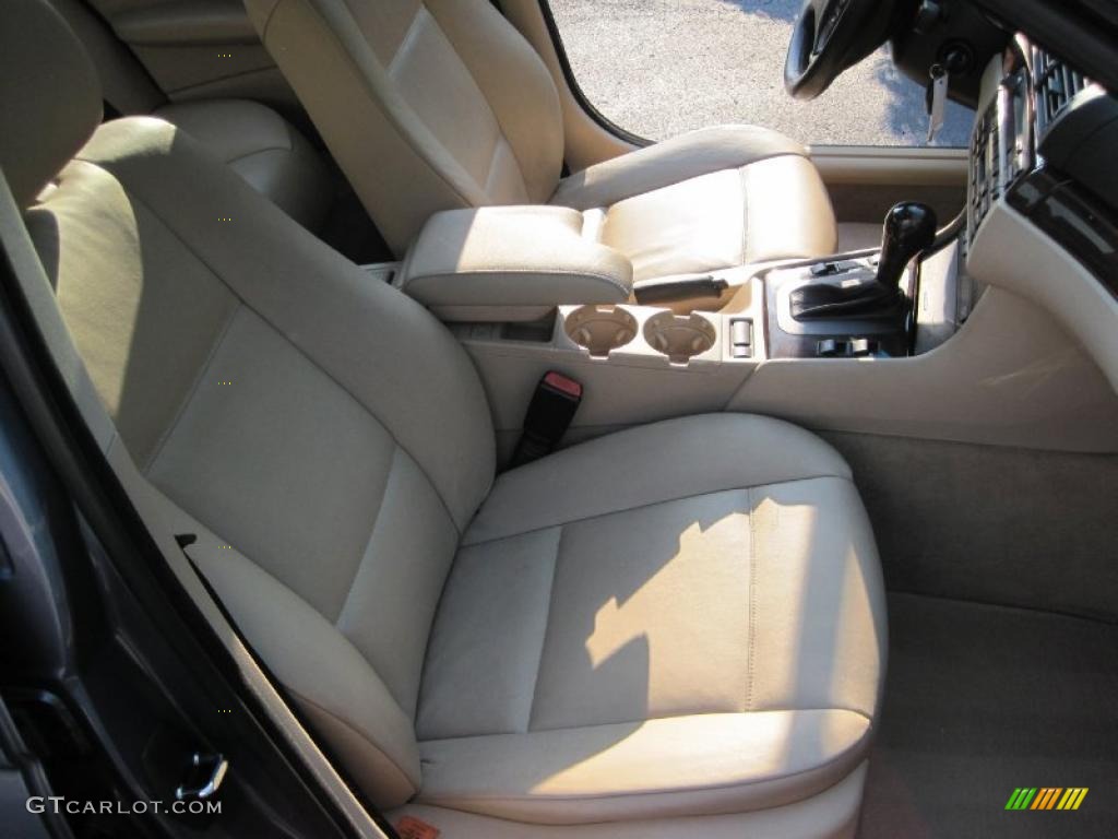 2005 3 Series 325i Sedan - Steel Blue Metallic / Sand photo #7