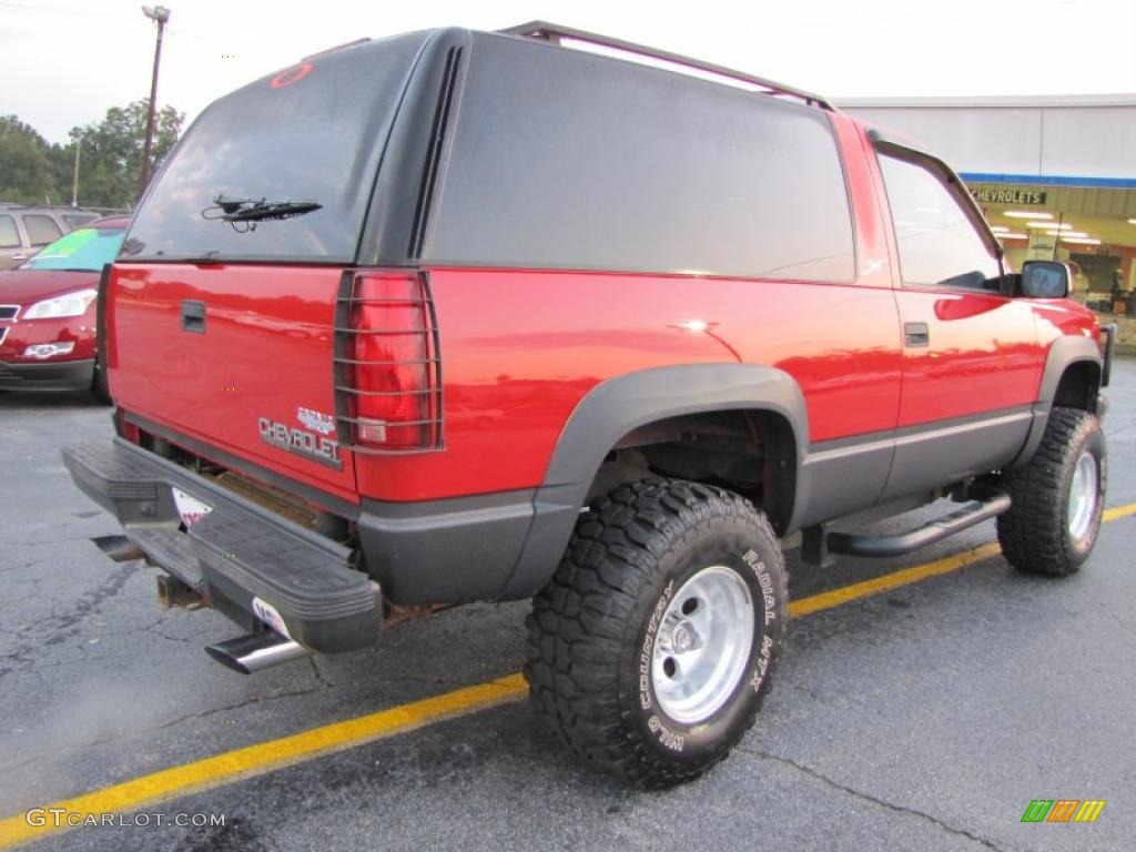 1999 Tahoe Sport 4x4 - Victory Red / Gray photo #7