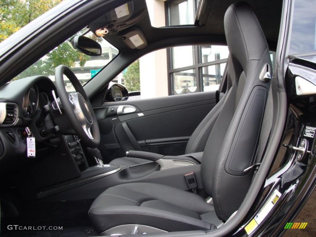 Black Interior 2011 Porsche 911 Carrera S Coupe Photo #38003070