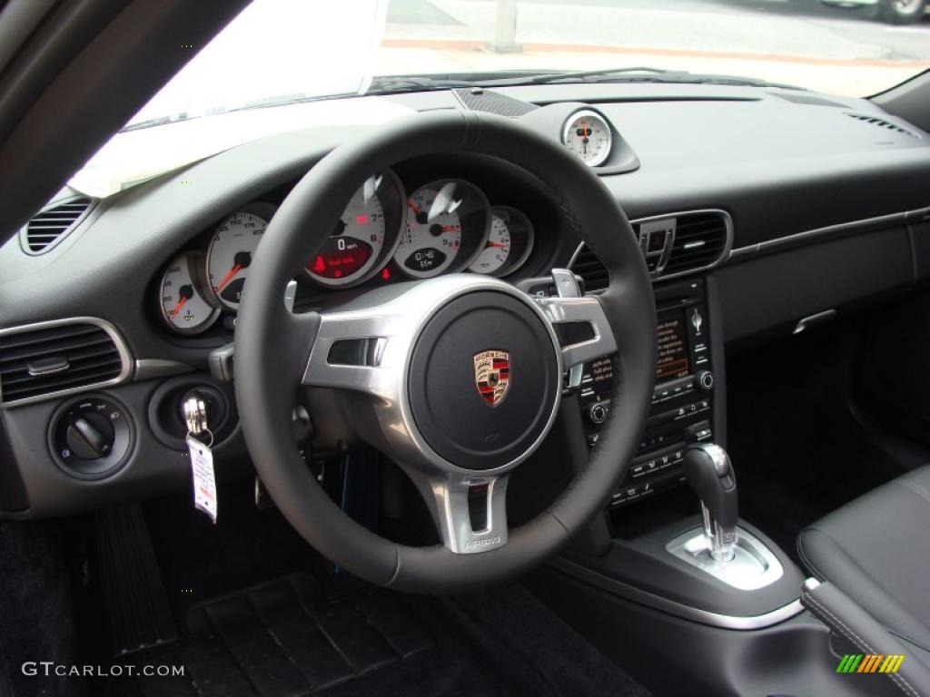 Black Interior 2011 Porsche 911 Carrera S Coupe Photo #38003110