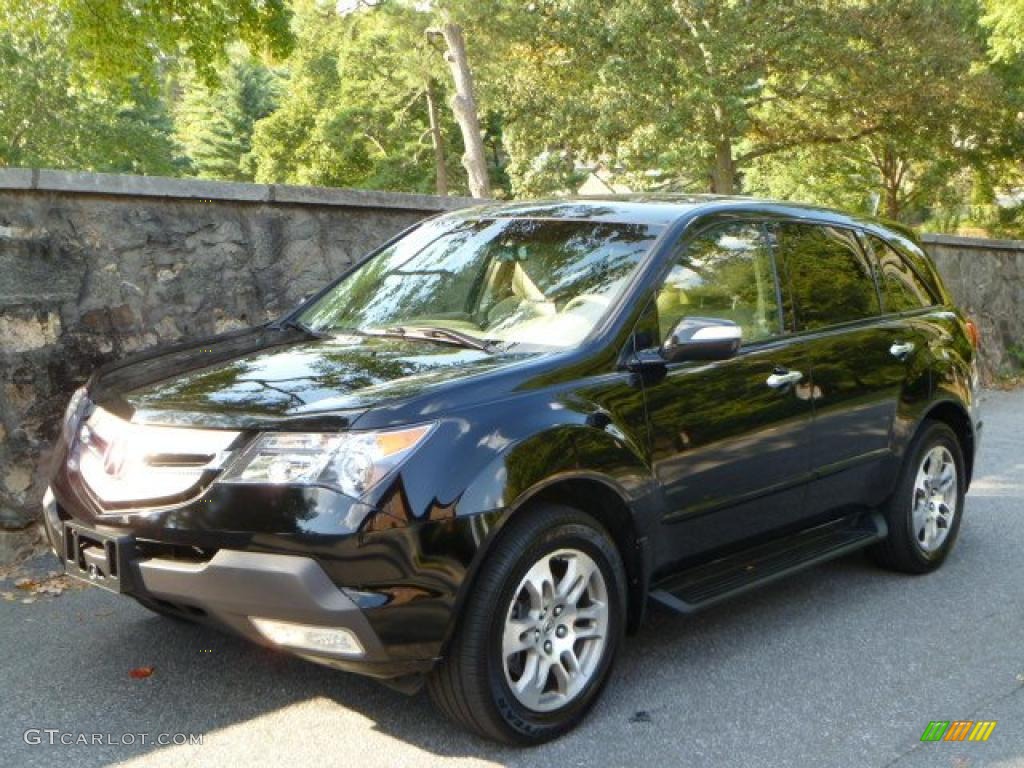 2007 MDX  - Formal Black Pearl / Taupe photo #1