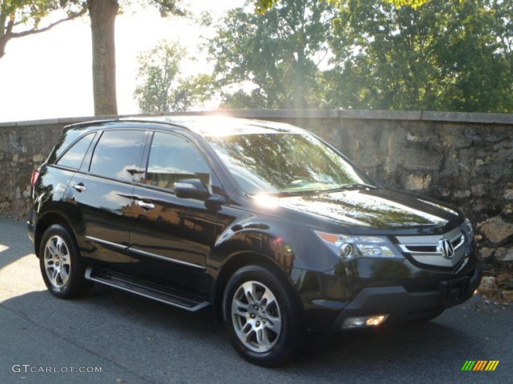 2007 MDX  - Formal Black Pearl / Taupe photo #4