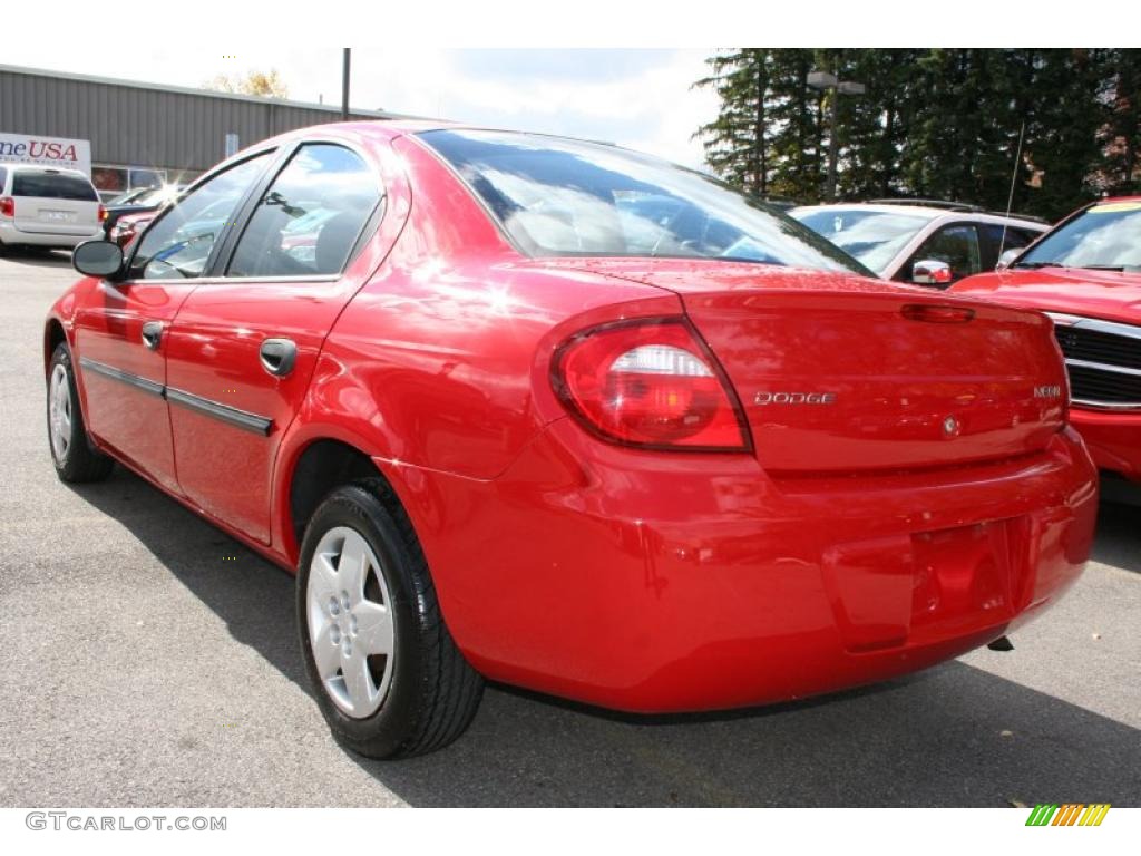 2004 Neon SE - Flame Red / Dark Slate Gray photo #7