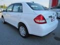 2011 Fresh Powder White Nissan Versa 1.8 S Sedan  photo #3