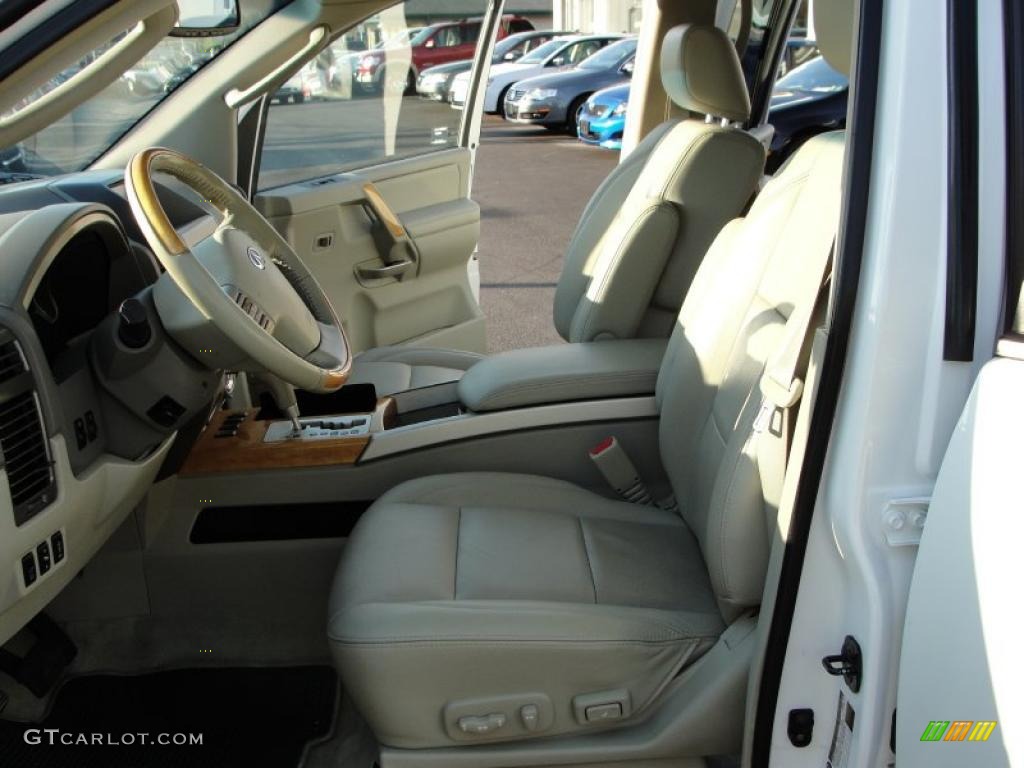 2007 QX 56 4WD - Tuscan Pearl / Willow Beige photo #6