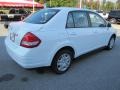 2011 Fresh Powder White Nissan Versa 1.8 S Sedan  photo #5