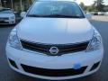 2011 Fresh Powder White Nissan Versa 1.8 S Sedan  photo #8