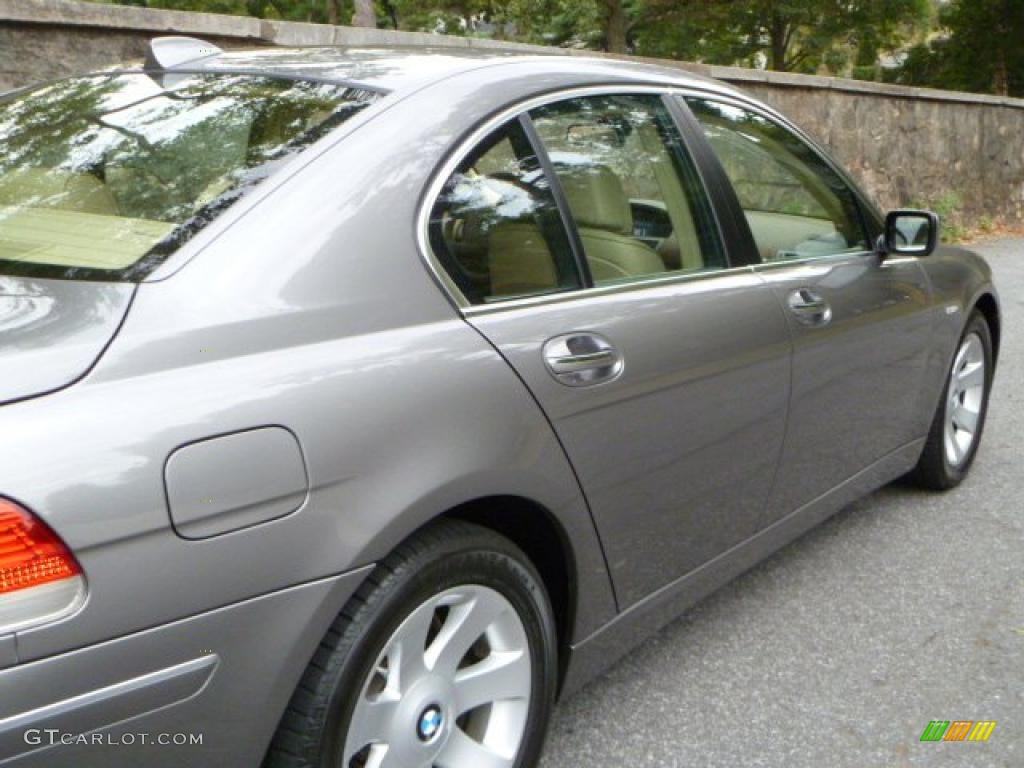 2007 7 Series 750i Sedan - Sterling Grey Metallic / Beige photo #13