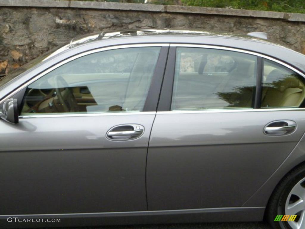2007 7 Series 750i Sedan - Sterling Grey Metallic / Beige photo #16