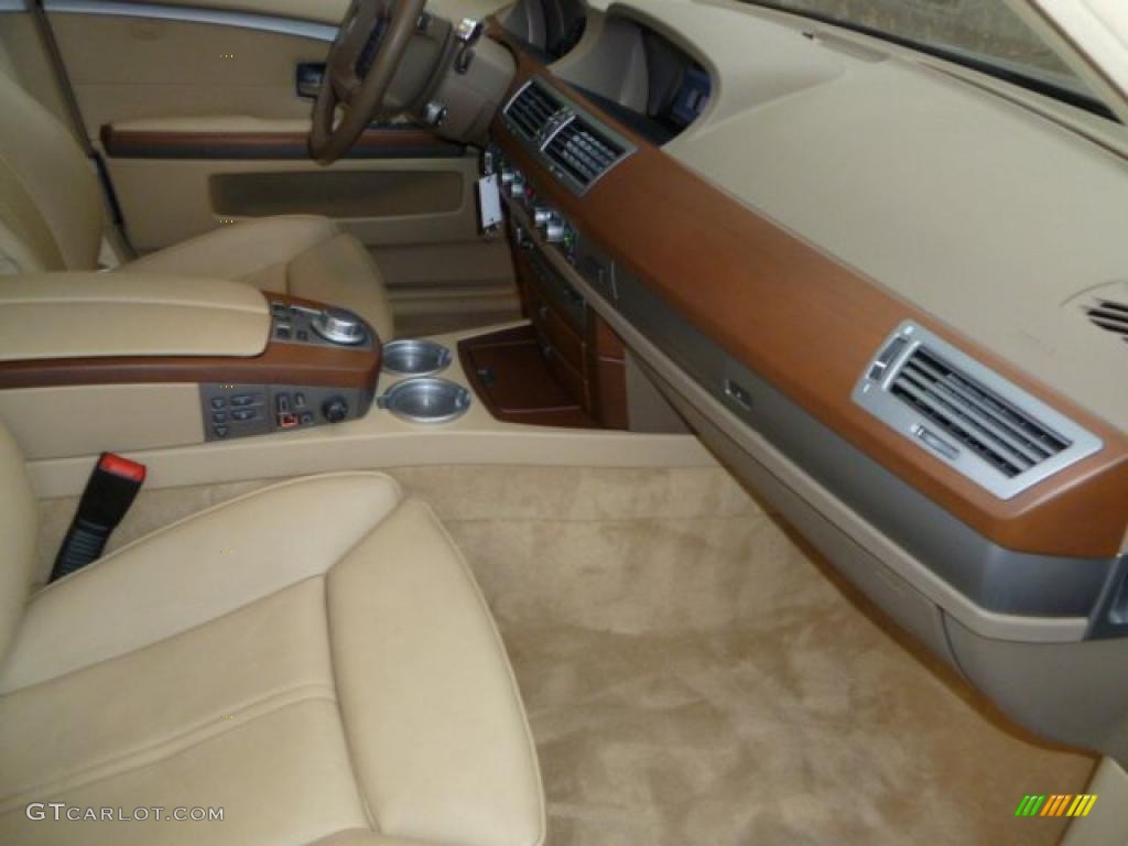 2007 7 Series 750i Sedan - Sterling Grey Metallic / Beige photo #27