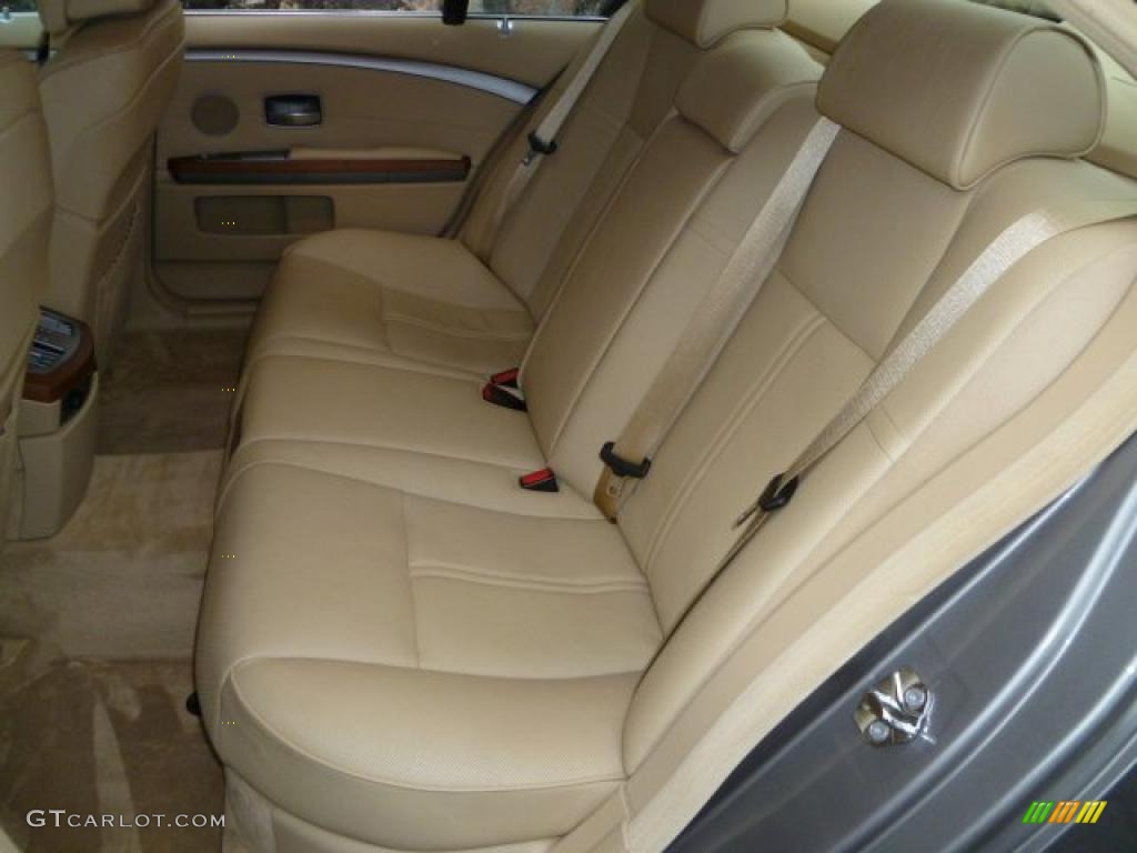 2007 7 Series 750i Sedan - Sterling Grey Metallic / Beige photo #29