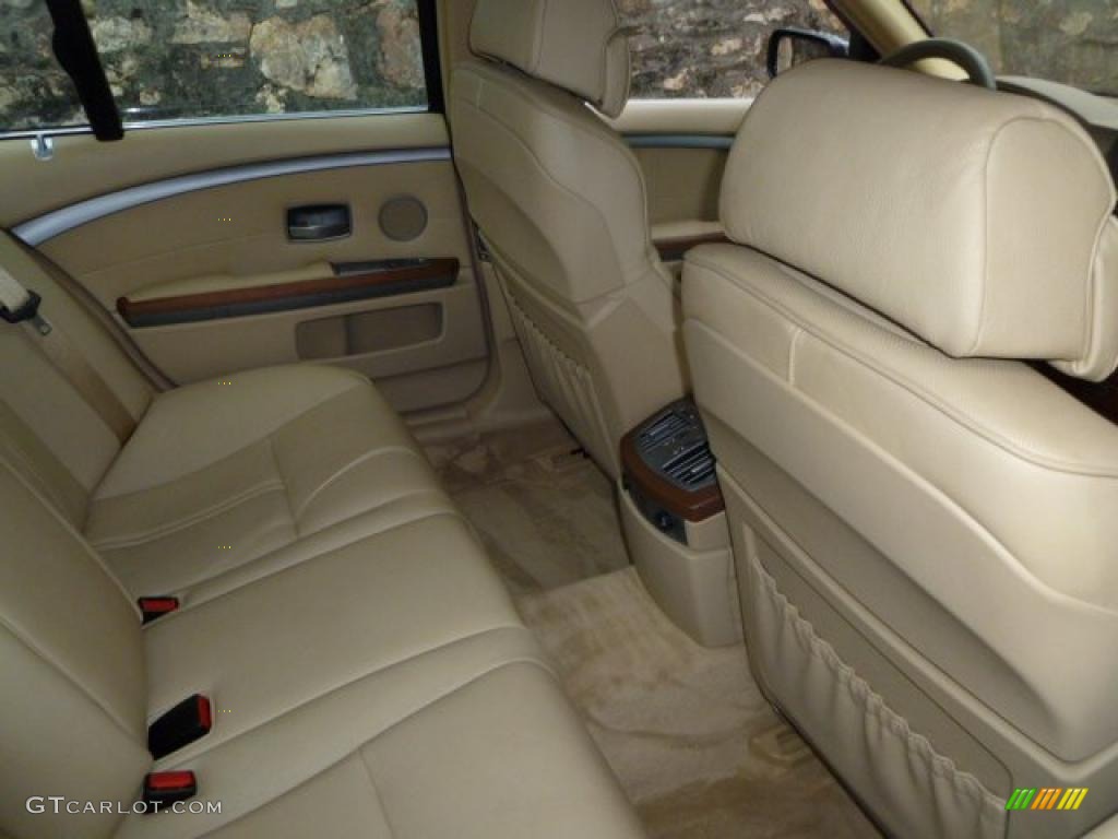 2007 7 Series 750i Sedan - Sterling Grey Metallic / Beige photo #30