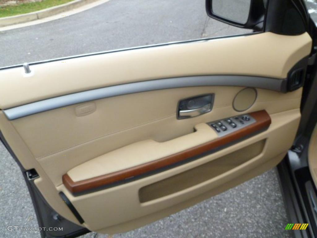 2007 7 Series 750i Sedan - Sterling Grey Metallic / Beige photo #32