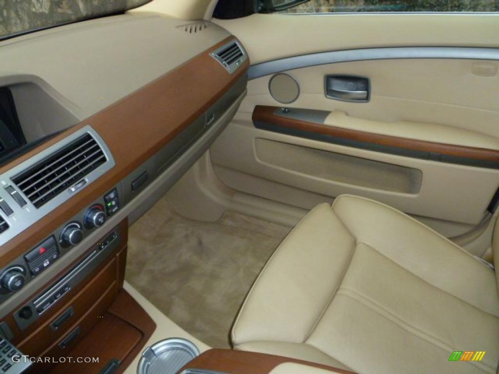 2007 7 Series 750i Sedan - Sterling Grey Metallic / Beige photo #45