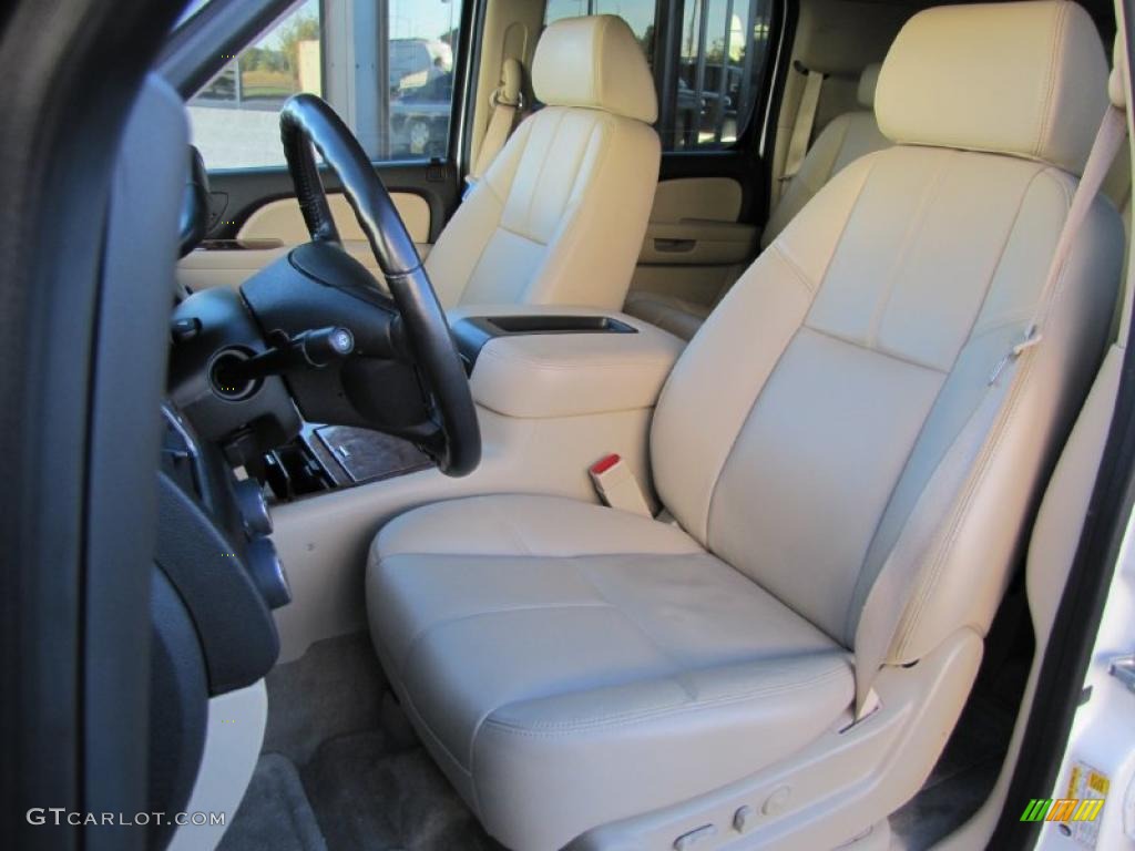 Light Cashmere/Ebony Interior 2008 Chevrolet Suburban 1500 LTZ 4x4 Photo #38005010