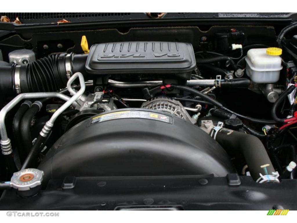 2008 Dodge Dakota SLT Crew Cab 4x4 3.7 Liter SOHC 12-Valve PowerTech V6 Engine Photo #38005574