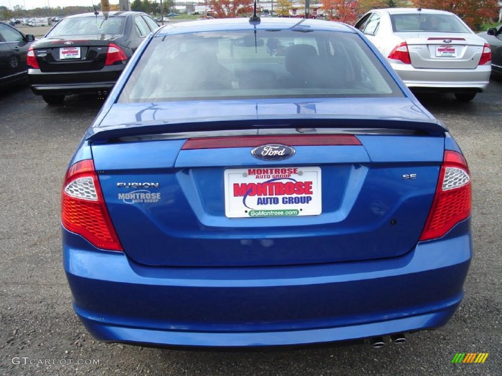 2011 Fusion SE - Blue Flame Metallic / Charcoal Black photo #4